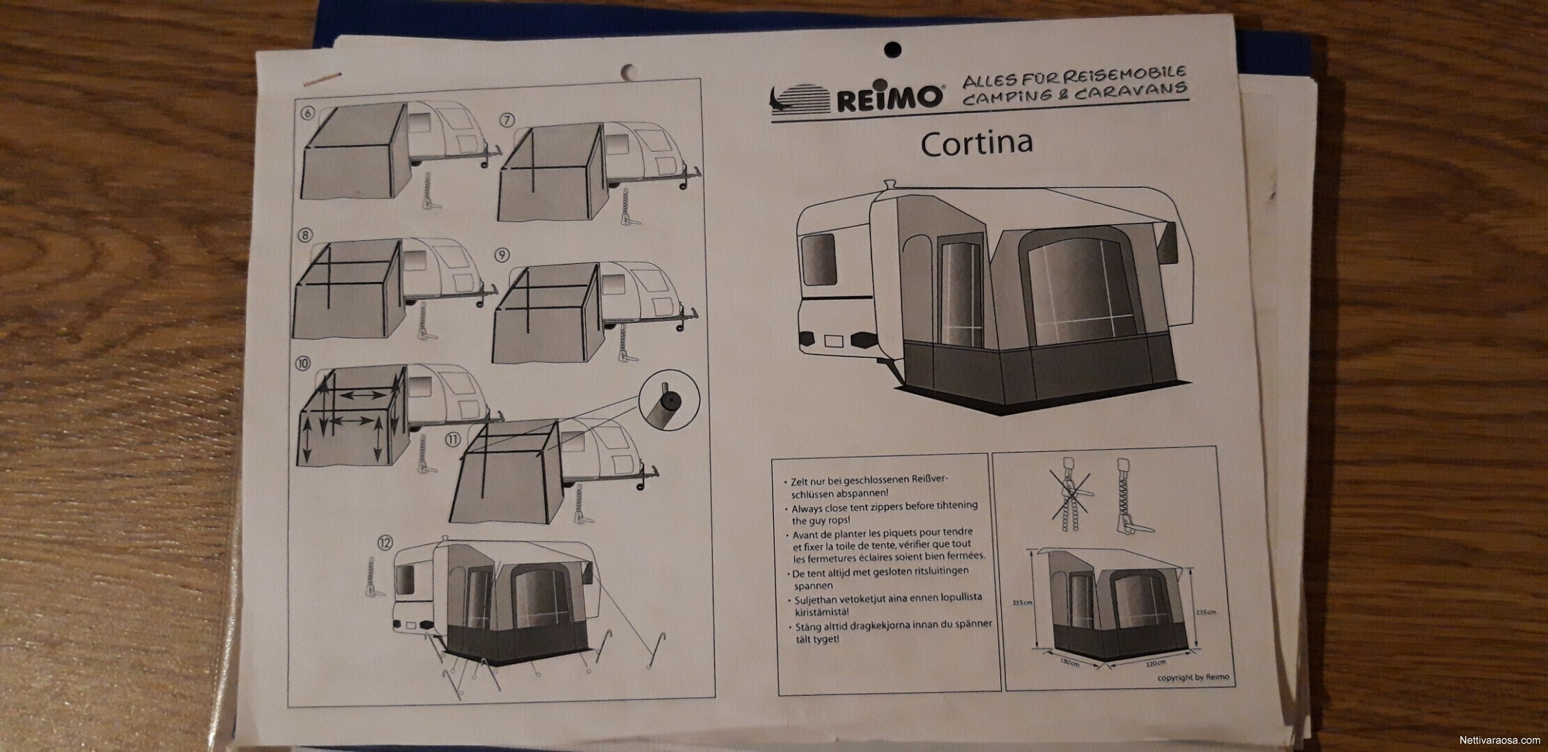 Etuteltta Reimo Cortina II talviteltta Etuteltta Reimo Cortina II talviteltta
