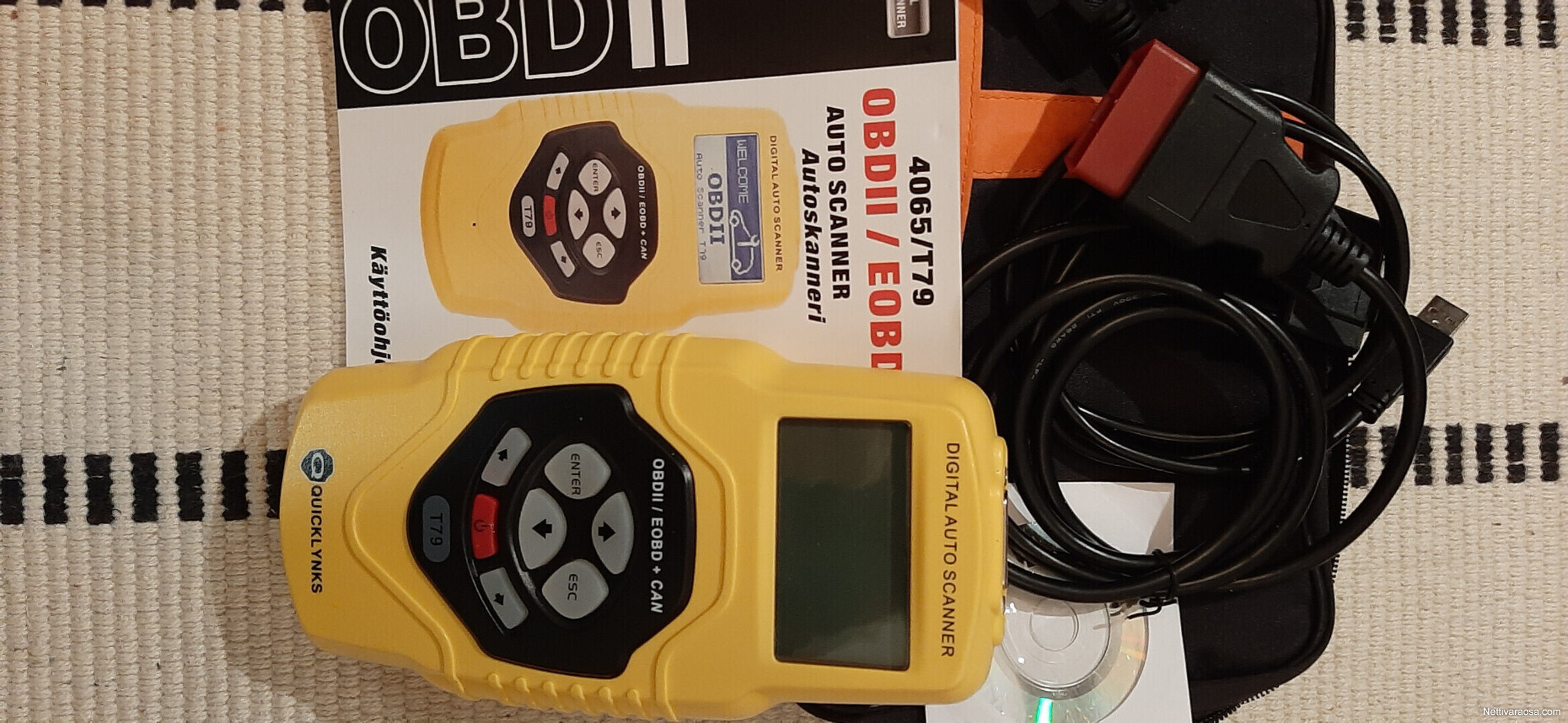 Nettivaraosa Tesreri OBD 2 Digital auto scanner T7 Työkalut