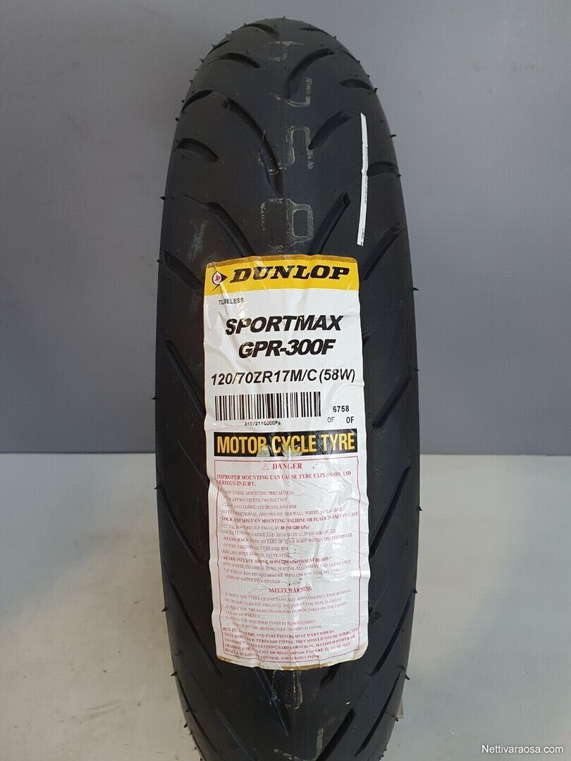 Dunlop 225/55/17 Winter Tires 180/55ZR-17 Dunlop Sportmax GPR-300