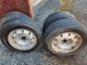 Continental Citroën Jumbyn peltivanteilla olevat kesärenkaat:2 kpl Continental Vanco 195/70R150 104/102R ja 2 kpl Nokian 205/65R15 99 Hxl haka Green2