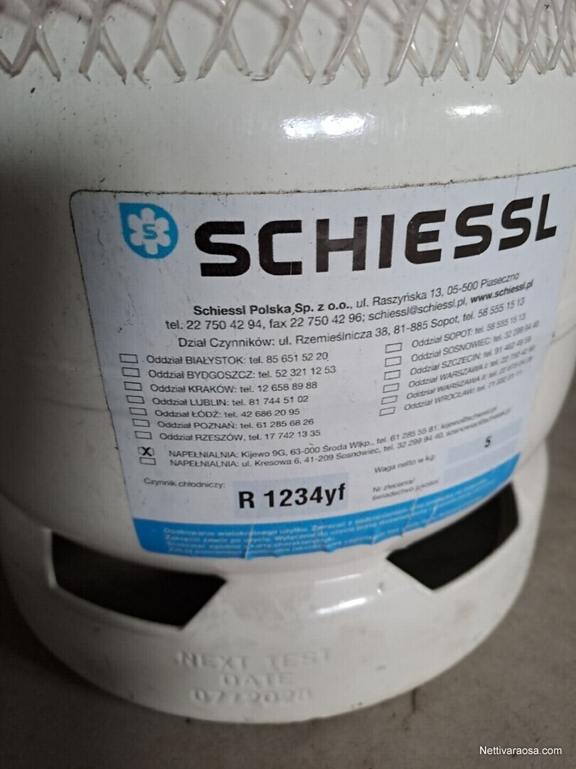 Nettivaraosa - Kylmäainekaasu R1234Yf - Car care products, chemicals ...