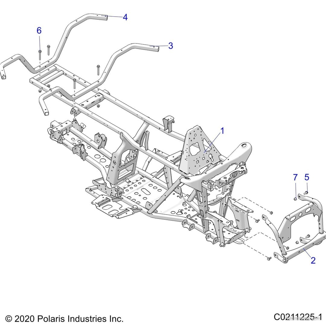 Nettivaraosa Polaris BELT GUARD ASSEMBLY 1018508 M nkij n Varaosat 