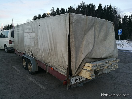 Jarrullinen peräkärry 2000kg